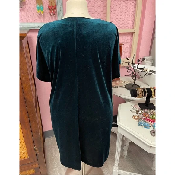 Anthropologie Nancy Green Velvet Tunic Dress NWT SZ 1X - Picture 9 of 16